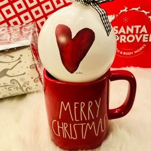 Rae Dunn MERRY CHRISTMAS Mug (Red)